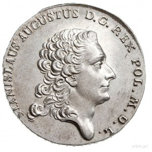 półtalar 1768, Warszawa, srebro 14.03 g, Plage 355, egz...