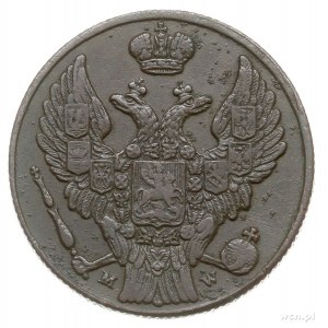 3 grosze polskie 1837, Warszawa, Iger KK.37.1.a (R1), B...