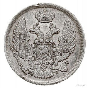 15 kopiejek = 1 złoty 1835, Warszawa, odmiana z dużymi ...