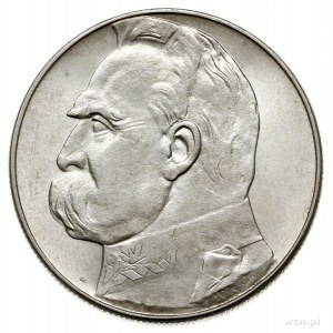 10 złotych 1938, Warszawa, Józef Piłsudski, Parchimowic...