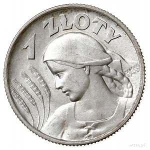 1 złoty 1925, Londyn, Parchimowicz 107b, wyśmienity sta...