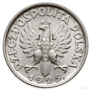1 złoty 1925, Londyn, Parchimowicz 107b, bardzo ładne
