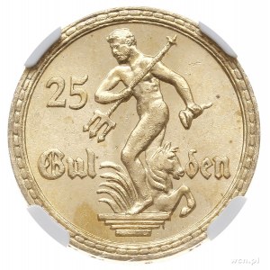 25 guldenów 1930, Berlin, Posąg Neptuna, złoto, Parchim...