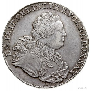 Fryderyk Christian 1763, talar 1763, Drezno, Aw: Popier...