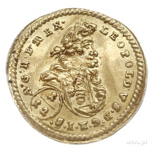 Leopold I, 1658-1705, 1/12 dukata 1694, Wrocław, Aw: Po...