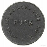 Puck, zestaw 1 złoty (aluminium), 50, 20 i 10 groszy (c...