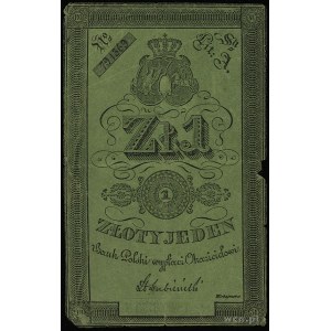 1 złoty 1831, podpis: Łubieński, litera A, numeracja 79...