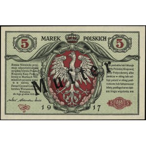 5 marek polskich 9.12.1916, Generał, biletów, seria B, ...
