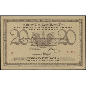 20 marek polskich 17.05.1919, seria IF, numeracja 56118...