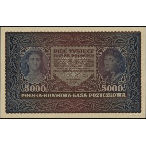 5.000 marek polskich 7.02.1920, seria II-D, numeracja 0...
