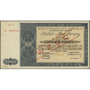 bilet skarbowy na 10.000 złotych 1945, emisja I, seria ...