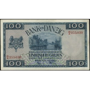 100 guldenów 1.08.1931, seria D/A, numeracja 255030, Mi...