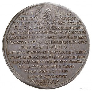 medal upamiętniający bitwę pod Wiedniem w 1683 r., Aw: ...