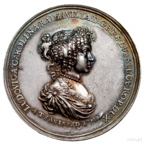 Ludwika Karolina Radziwiłłówna, medal autorstwa Jana Hö...