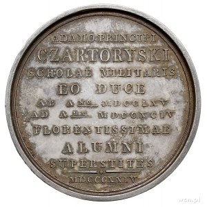 Adam Czartoryski, medal autorstwa C. Baerendta, 1824 r,...