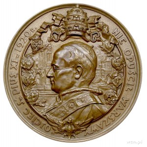 medal pamiątkowy z 1930 roku, niesygnowany, autorstwa S...
