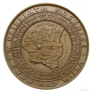 medal pamiątkowy z 1930 roku, niesygnowany, autorstwa S...