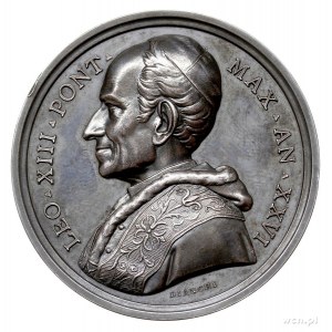Leon XIII 1878-1903, medal autorstwa Bianchi 1903, Aw: ...