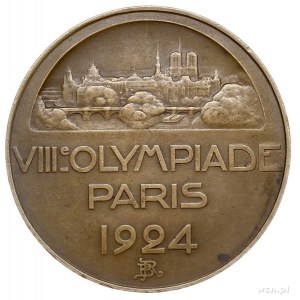 Olimpiada w Paryżu 1924 - medal i odznaka nadane członk...