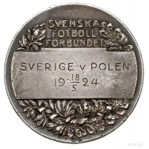 Mecze piłkarskie Polska Szwecja, 1) medal srebrny 1924 ...