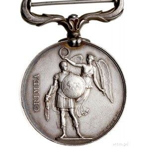 medal Za Wojnę Krymską 1854-1856, srebro 35.00 g, 36 mm...