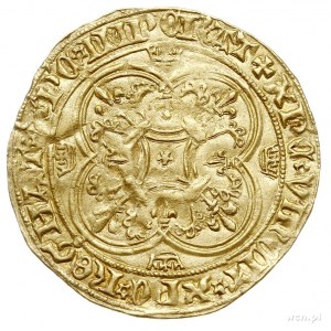 Karol VII 1422-1461, ecu d’or a la couronne, złoto 3.89...