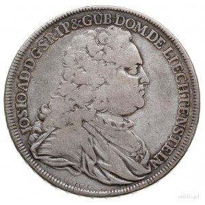 Józef Jan Adam 1721-1732, talar 1728, srebro 28.75 g, D...