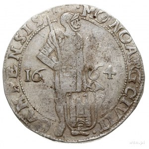 Kampen, silver dukat 1664, 27.58 g., Dav. 4918, Delm. 9...