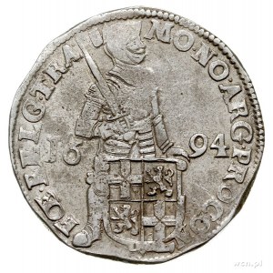 Utrecht, silver dukat 1694, 27.90 g., Dav. 4904, Verk. ...