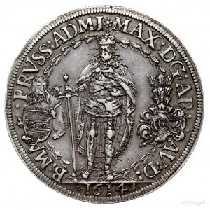 Arcyksiążę Maksymilian III 1590-1618, dwutalar 1614, Ha...