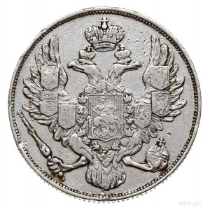 3 ruble 1832 СПБ, Petersburg, platyna 10.24 g, Bitkin 7...