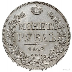 rubel 1842 СПБ АЧ, Petersburg, Bitkin 200, Adrianov 184...