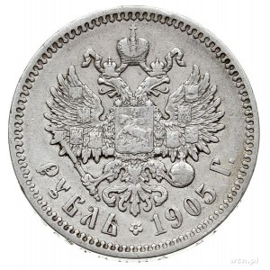 rubel 1905 (А.Р), Petersburg, Bitkin 59 (R1), Kazakov 2...
