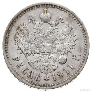 rubel 1911 (Э.Б), Petersburg, Bitkin 65 (R), Kazakov 39...