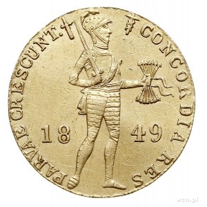 dukat typu niderlandzkiego 1849, Petersburg, złoto 3.47...