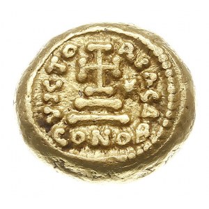 solidus (tremissis) 641-647, Kartagina, Aw: Popiersie c...