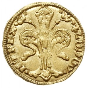 goldgulden 1342-1353, Aw: Lilia, LODOVICI REX, Rw: Post...
