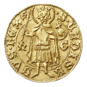 goldgulden 1441, Hermannstadt, Aw: Tarcza herbowa, Rw: ...