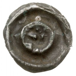 brakteat, Orzeł w lewo, srebro 0.45 g, Fbg 828