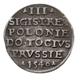 trojak 1540, Elbląg, Iger E.40.1.b (R2), patyna