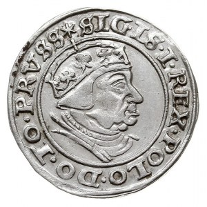 grosz 1540, Gdańsk, ładnie zachowany