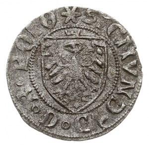 szeląg 1526, Gdańsk, T.9, rzadki rocznik, patyna