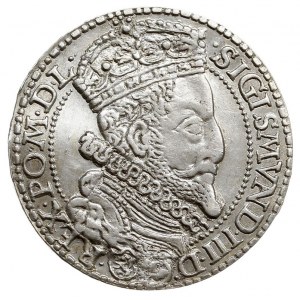 szóstak 1599, Malbork, odmiana z dużą głową króla, rzad...