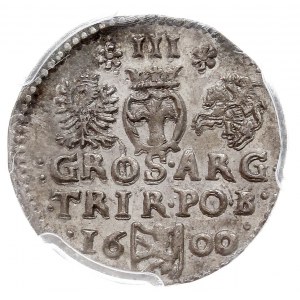 trojak 1600, Bydgoszcz, Iger B.00.1.a/b, moneta w pudeł...
