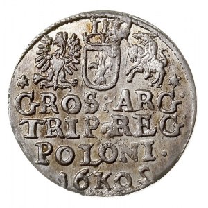 trojak 1602, Kraków, Iger K.02.1.b (R1), piękny, patyna