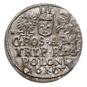 trojak 1605, Kraków, Iger K.05.1.b (R1), moneta wybita ...