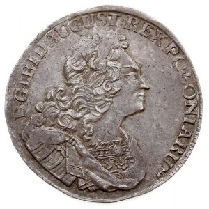 2/3 talara (gulden) 1722, Drezno, Kahnt 129, Dav. 826, ...