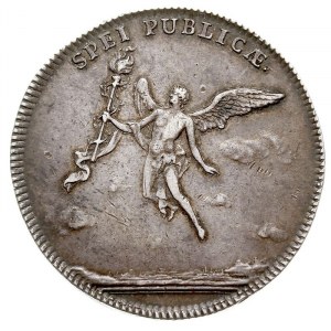 2/3 talara (gulden) zaślubinowe 1747, Drezno, Aw: Napis...