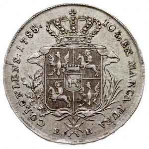 talar 1788, Warszawa, odmiana z krótszym wieńcem, srebr...