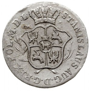 2 grosze srebrne (półzłotek) 1786, Warszawa, Plage 271,...